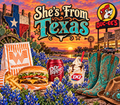 She's From Texas Bluebonnet Sunset Tumbler Wrap