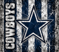 Dallas Cowboys Distressed Grunge Star Tumbler Wrap