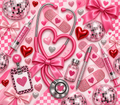 Glam Pink Medical Collage Tumbler Wrap
