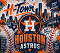 H-Town Houston Astros Space City Baseball Tumbler Wrap