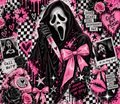 Cute Ghost Face Scream Tumbler Wrap – Horror Movie