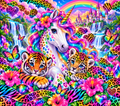 Rainbow Unicorn & Wild Cats Tumbler Wrap