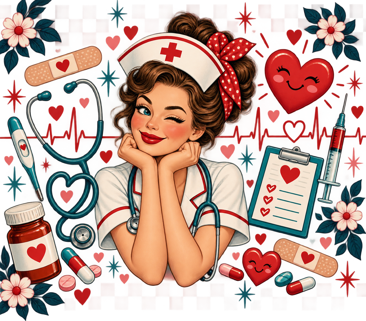 Nurse Essentials Tumbler Wrap