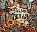 She’s from Texas Rustic Western Collage
