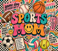 Sports Mom Retro Collage Tumbler Wrap