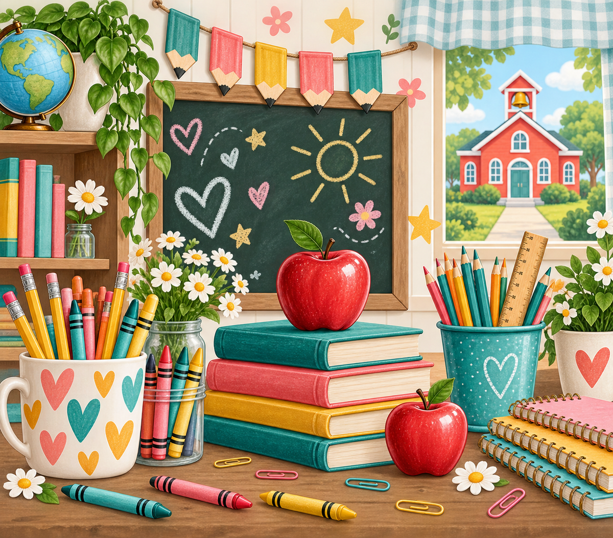 Back to School Teacher Classroom Tumbler Wrap