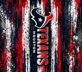 Houston Texans Distressed Grunge Tumbler Wrap