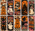 Vintage Retro Halloween Tumbler Wraps