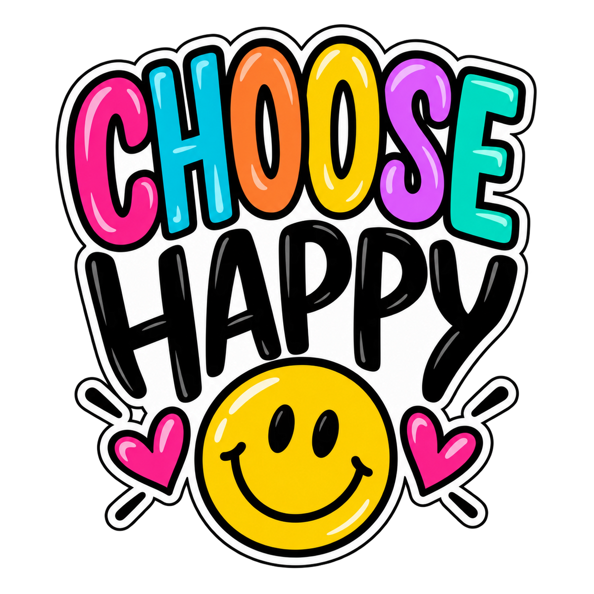Choose Happy PNG