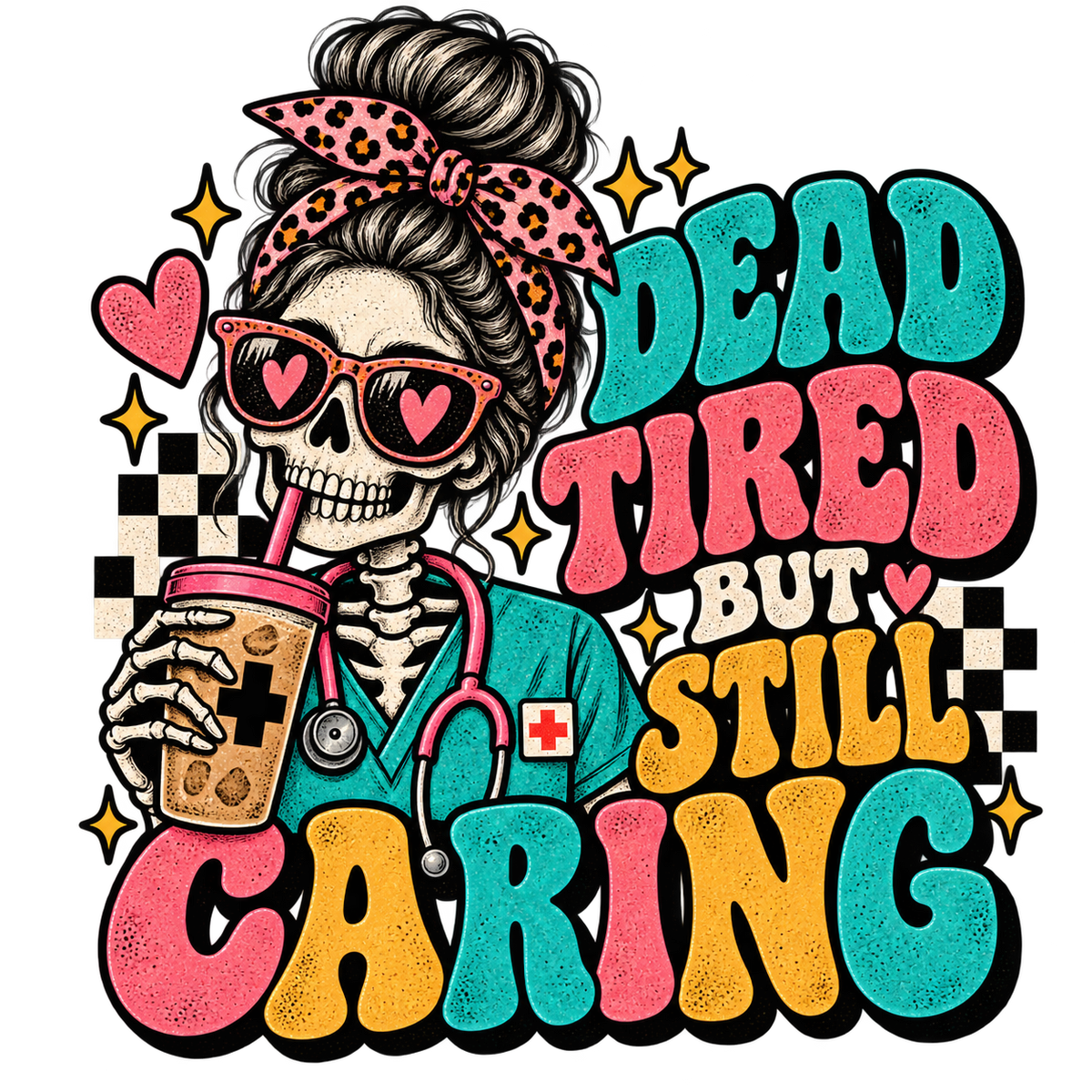 Dead Tired But Still Caring PNG