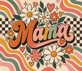 Retro Mama Floral Tumbler Wrap