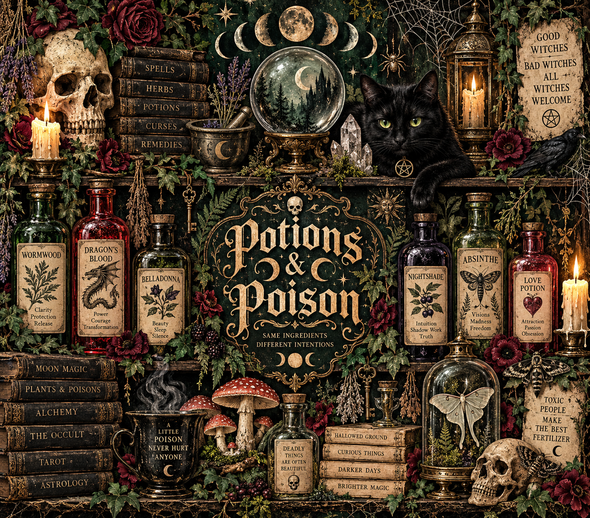 Potions & Poison Tumbler Wrap – Halloween