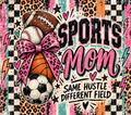 Sports Mom Same Hustle Different Field Tumbler Wrap