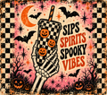 Sips & Spirits Tumbler Wrap – Halloween