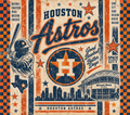 Houston Astros Vintage Retro Poster Style Tumbler Wrap